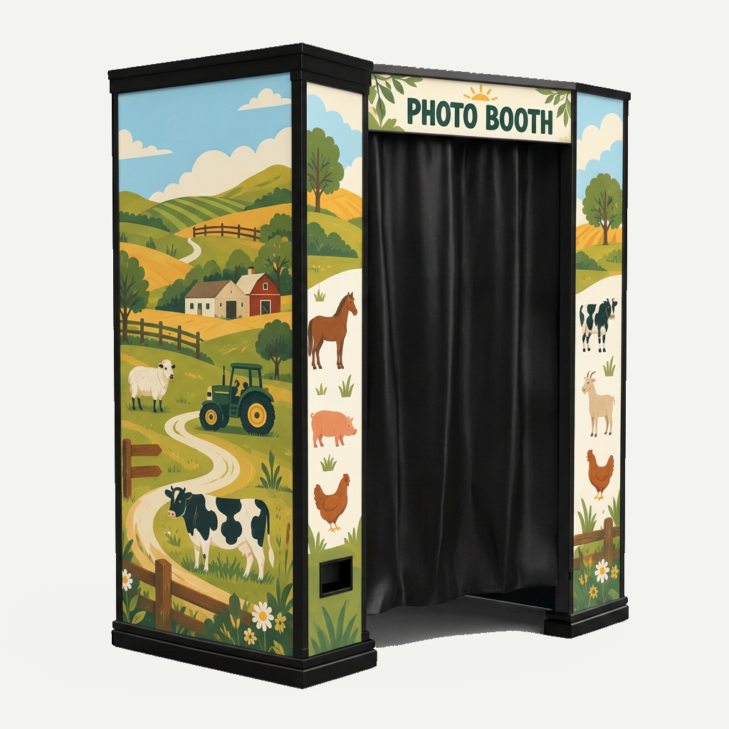 Finished family farm park photobooth treatment